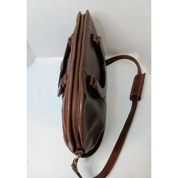 Vintage Coach 90s Bancroft Brief  XL Satchel - Picture 4 of 11